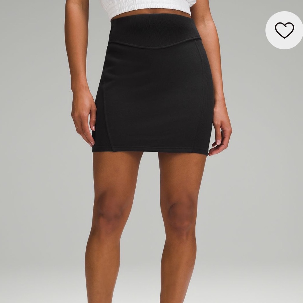 NWT Lululemon Scuba HR Mini Skirt | Black | Size: L